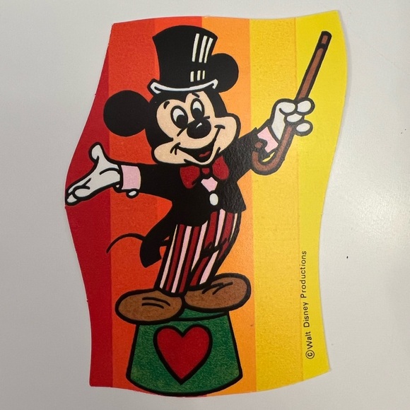 Vintage Disney Valentines 1970s Mickey Donald Pluto Jiminy Cricket Goofy 70s - Picture 3 of 15